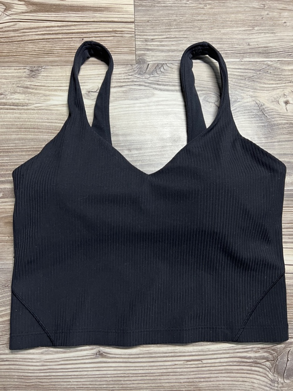 Lululemon Align Ribbed Tank Top Black Size 6 Sports Bra Top